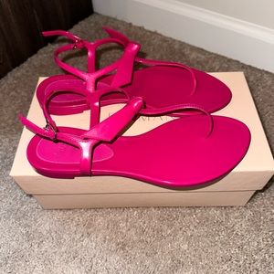 🩷💞SOLD* Classic Bright Pink Alexandre Birman Clarita Jelly Sandal Size 38!